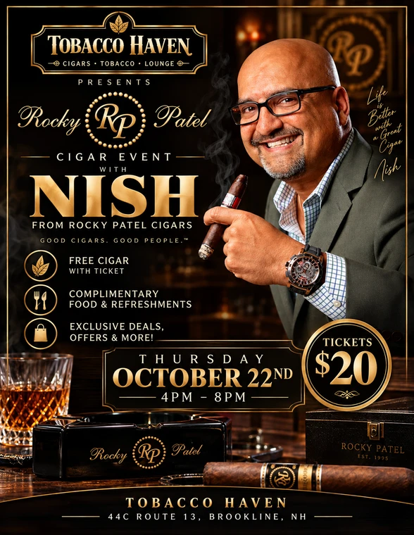 Rocky Patel Cigar Event Ticket