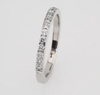 1/3CTTW Diamond Prong Machine Set Wedding Band 14K Gold