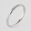 14kt White 1/6 CTW Diamond Machine Set Eternity Band