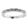 14kt Diamond Scroll Wedding Anniversary Band