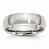 7mm Mens Stainless Steel Brushed Finish Wedding Band