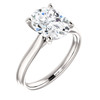 The Amira Ring Series - Eternal Moissanite 3CT Oval Cut Center Catherdral Engagement Ring