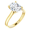 The Amira Ring Series - Eternal Moissanite 3CT Oval Cut Center Catherdral Engagement Ring