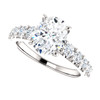 The Taylor Ring Series - Eternal Moissanite 2.10CT Oval Cut Engagement Ring