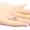 The Laruen Ring Series - Eternal Moissanite 2CT Center Round Brilliant Cut Engagement Ring
