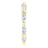 The Jessie Band - Eternal Moissanite 10 Stone Marquise Cut Wedding Anniversary Band 14K - 1.10CTW