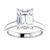 The Hannah Ring Series - Eternal Moissanite 2.45CT Emerald Cut Solitaire Engagement Ring!