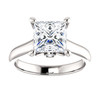 The Hannah Ring Series - Eternal Moissanite 2CT Princess Cut Solitaire Engagement Ring!