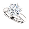 The Colleen Ring Series - Eternal Moissanite 3CT Round "DIAMOND CUT"  Engagement Ring