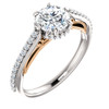 The Vivian Ring Series - Eternal Moissanite 1CT Round Brilliant Cut Engagement Ring