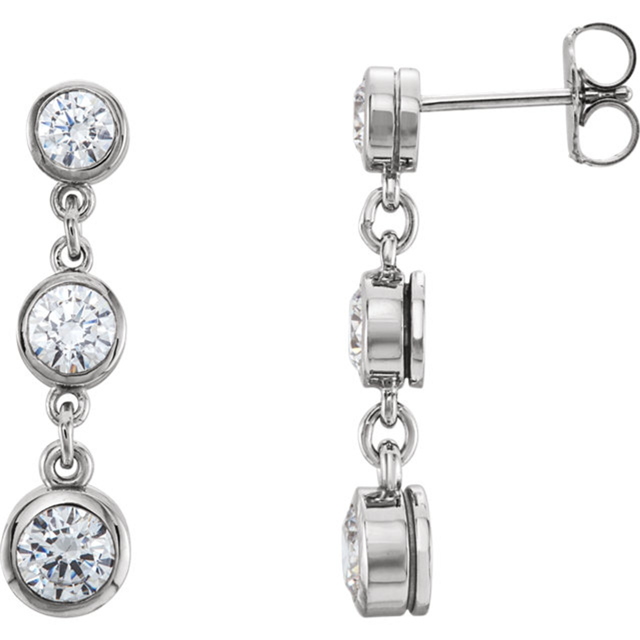 Discover Our Collection Of Stunning American Diamond Earrings. Shop Our  Attractive Collections of Diamond Earring with