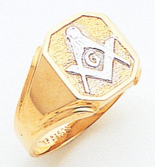 Men's Master Mason Ring (Open Back) One of a Kind