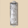 Peace to this House, Room Blessing, Mezuzah cover, New Home, House Warming gift, Cynthia Webb Designs, Fine Pewter, Handcrafted in the USA