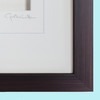 Detail, Wood Finish Frame, Wood Frame, Cynthia Webb Designs, Fine Pewter, Handcrafted in the USA