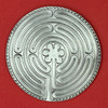 Chartres Labyrinth Dish, Finger Labyrinth Cynthia Webb Designs, Handcrafted in the USA