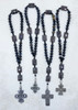 Crosses Rainbow Obsidian Stone Bead Option for Prayer Beads, Cynthia Webb Designs