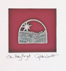 Detail, Oh Holy Night Framed Maple | Cynthia Webb Designs | Fine Pewter, Handcrafted in the USA