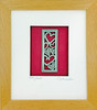 Every Heart, Maple Frame  7x8 inches| Cynthia Webb Designs | Fine Pewter, Handcrafted in the USA