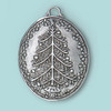 Christmas Tree Ornament on ribbon with gift card, Cynthia Webb Designs, Handcrafted in the USA