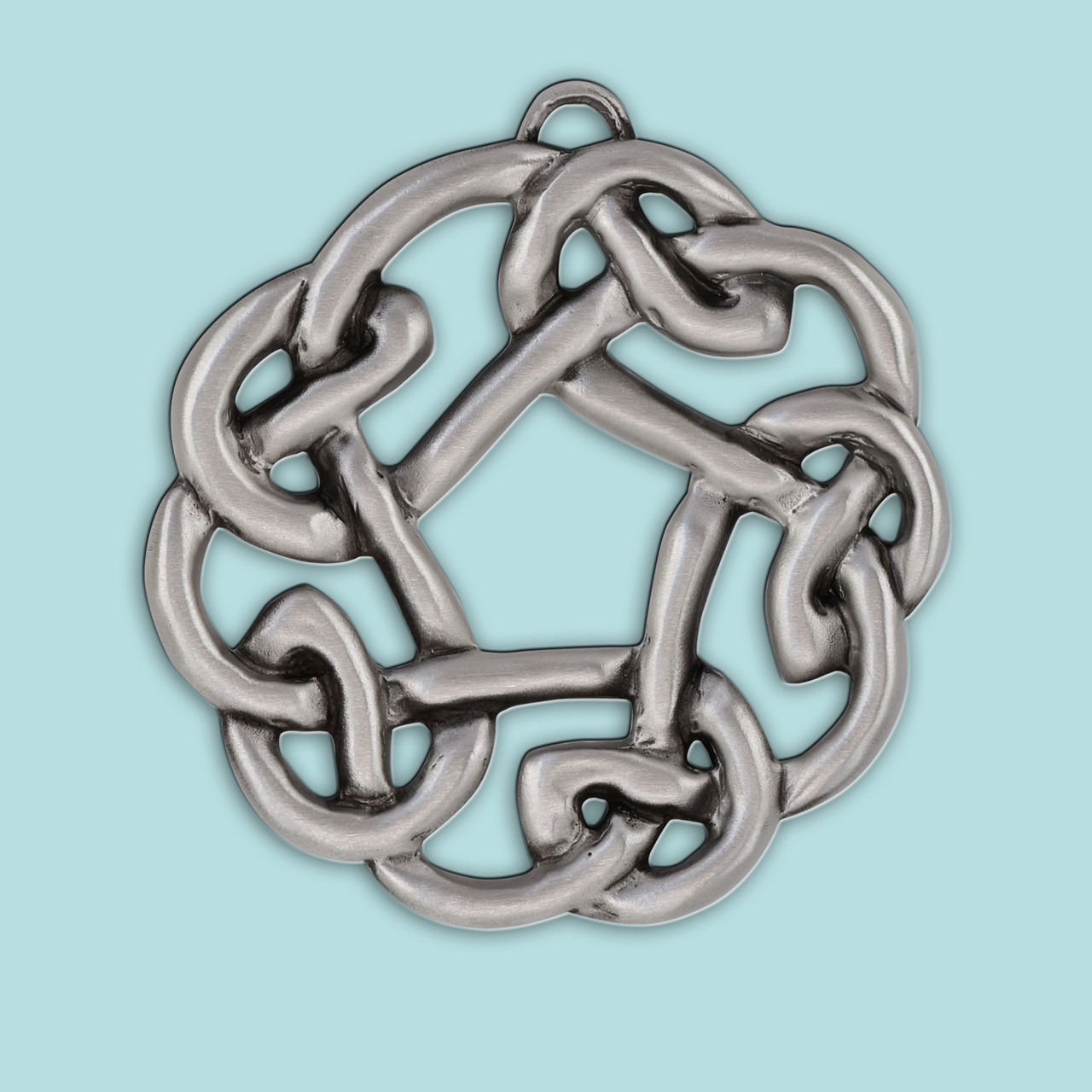 Mayfield Celtic Knot Scarf Ring – Celtic Crystal Design Jewelry