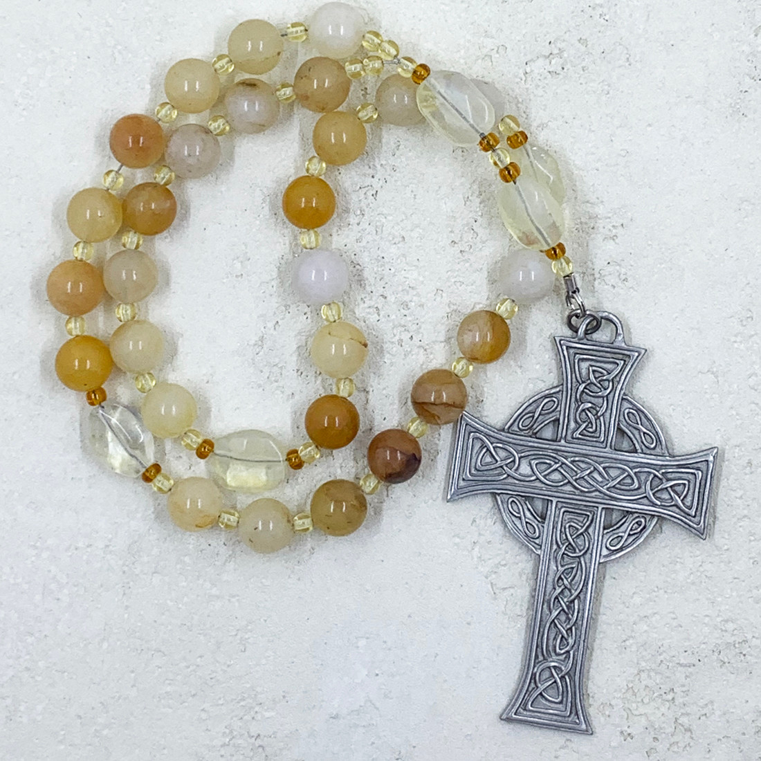 Celtic Cross Prayer Beads | Cynthia Webb Designs