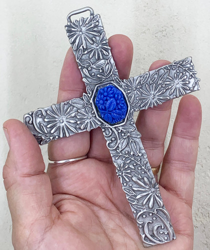 To see the world in a grain of sand, Wall Plaque, Cynthia Webb Designs, Fine Pewter, Handcrafted in the USA