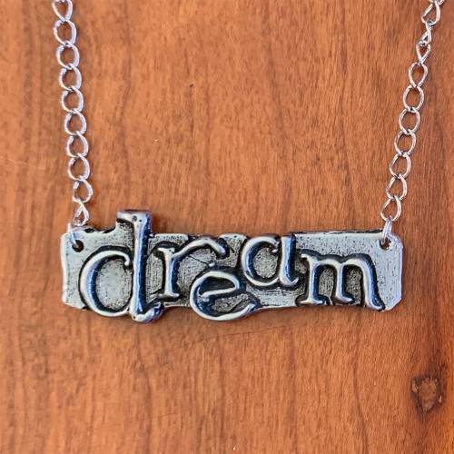 Dream Pewter Necklace, Cynthia Webb Designs, Handcrafted in the USA
