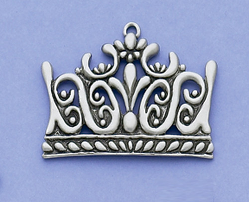 Tiara Ornament, Cynthia Webb Designs, Fine Pewter, Handcrafted in the USA