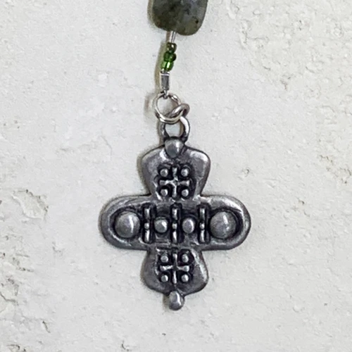 Touch Faith, Small, for Prayer Beads, , Cynthia Webb Designs, Fine Pewter, Handcrafted in the USA