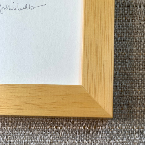 Corner Closeup Frame Maple | Cynthia Webb Designs | Fine Pewter, Handcrafted in the USA