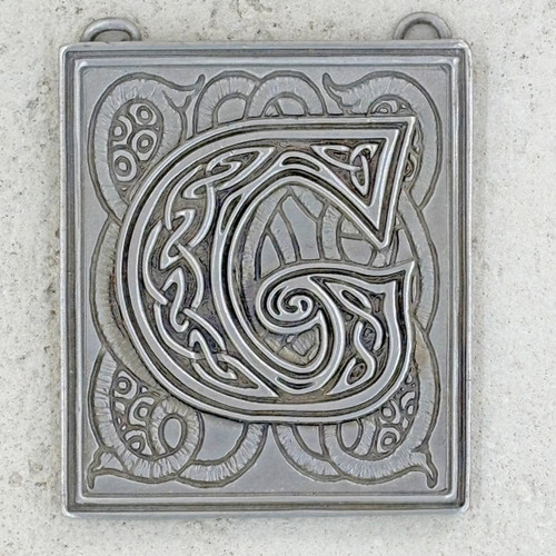 "G" Letter Celtic Initial Ornament -  Last One