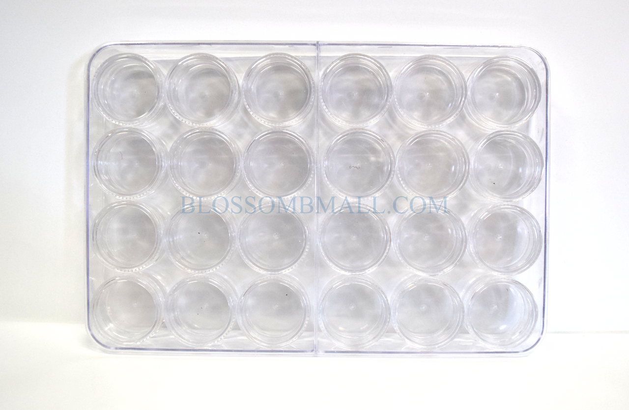Plastic Tray with Small Containers