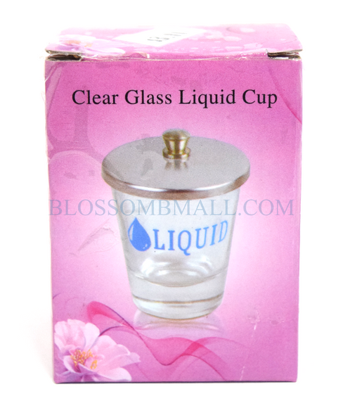 Glass Liquid Cup w/ Label