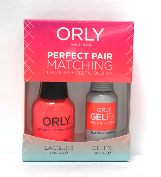 Orly Gel Set #228 - Blazing Sunset