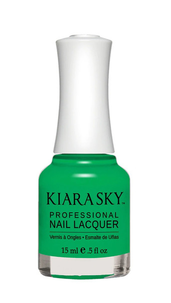 Kiara Sky Polish - N448 - Green with Envy