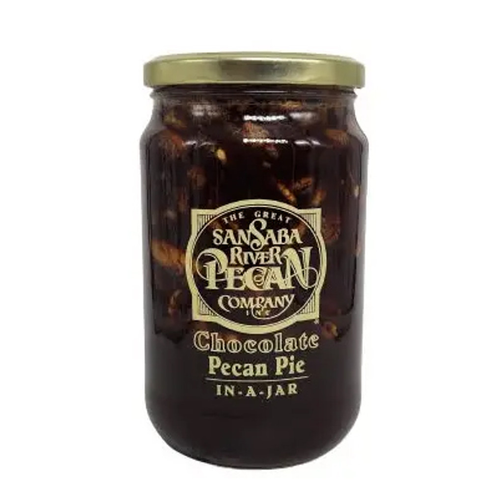 Chocolate Pecan Pie in a Jar