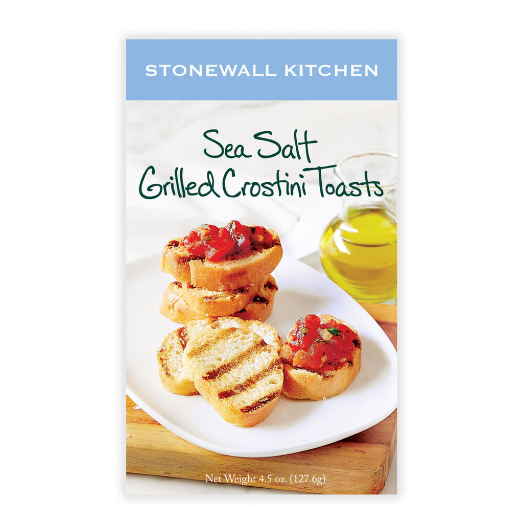 Sea Salt Grilled Crostini Toast