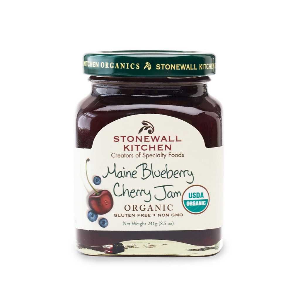 Organic Maine Blueberry Cherry Jam