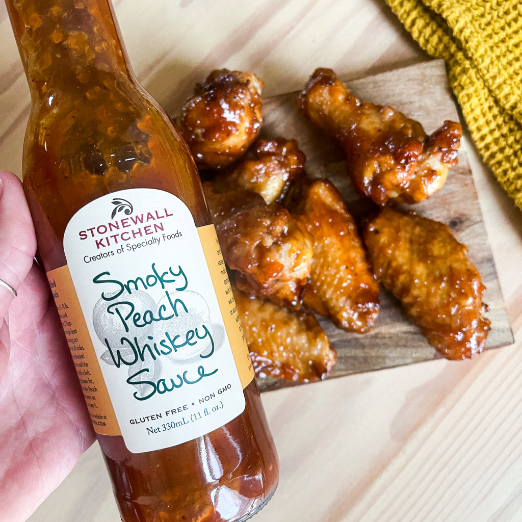 Smoky Peach Whiskey Sauce