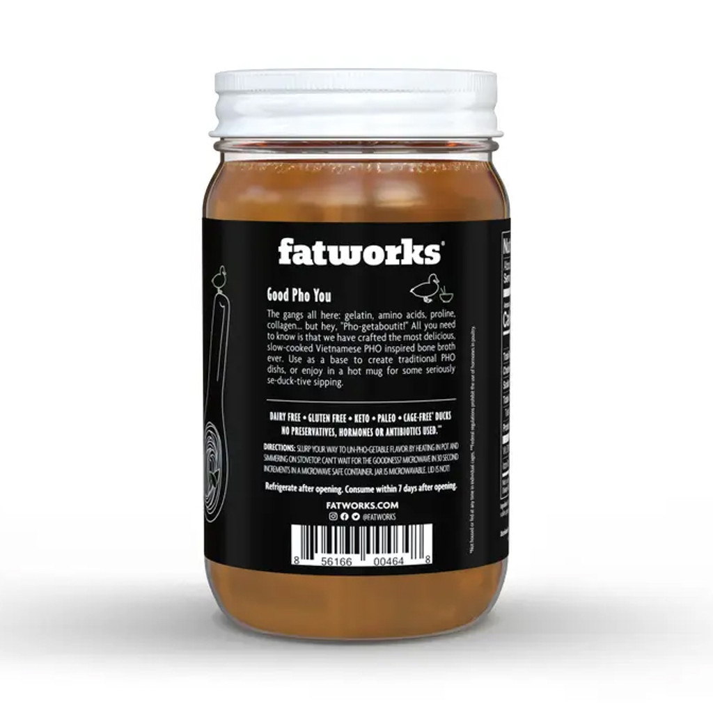 lock, stock & barrel fatworks pho duck bone broth