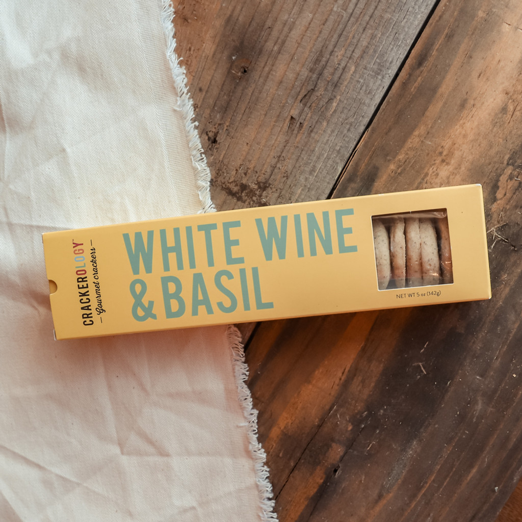 White Wine & Basil Crackers