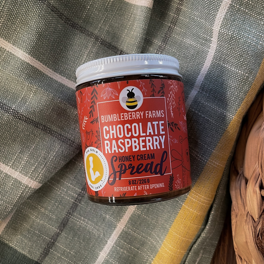 Chocolate Raspberry Honey Cream Spread