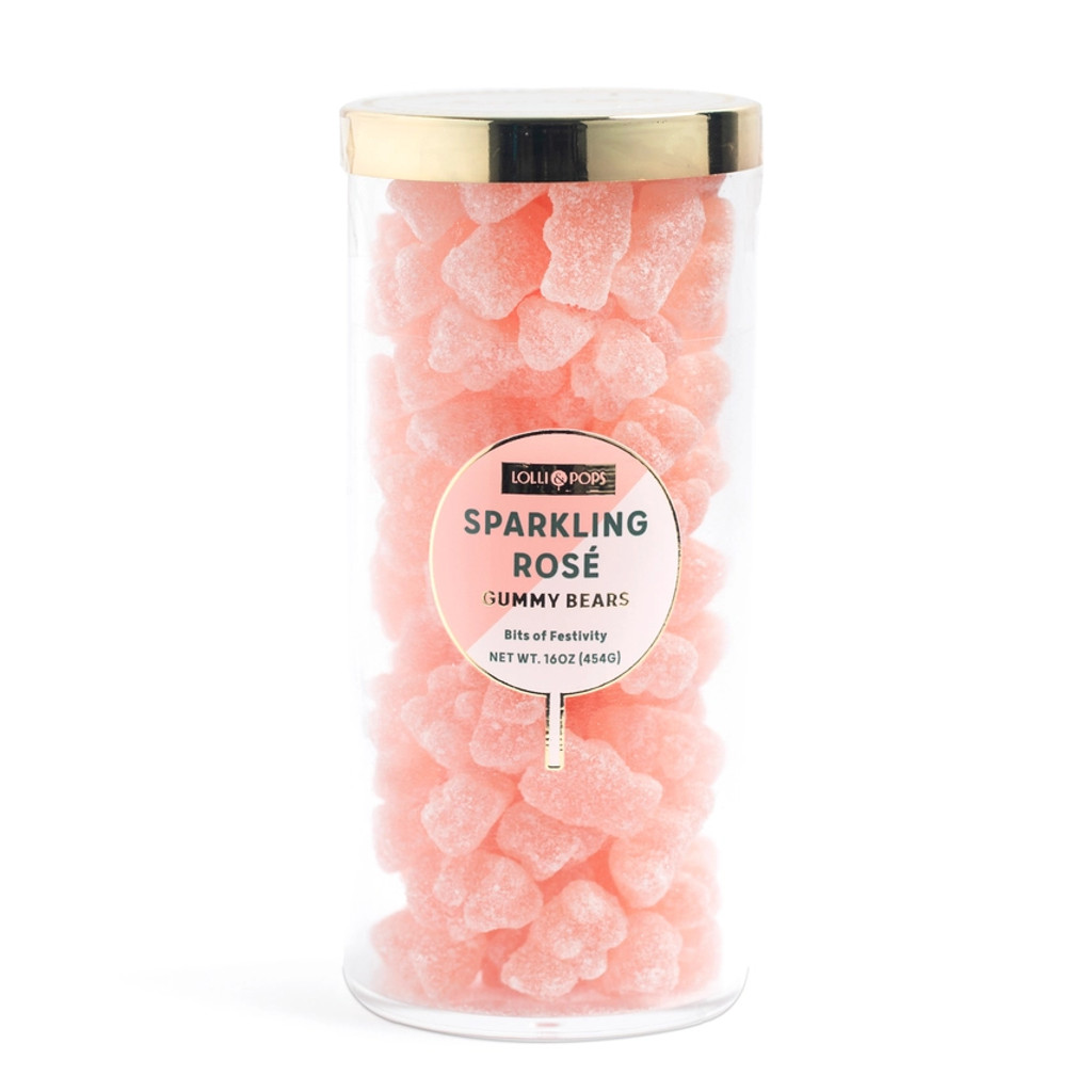 Large Sparkling Rose Gummy Tube