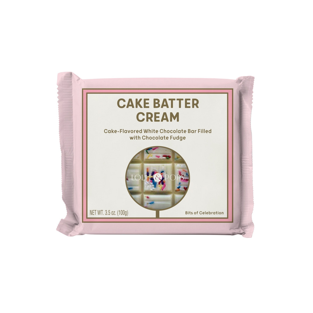 Cake Batter Cream Filled Bar