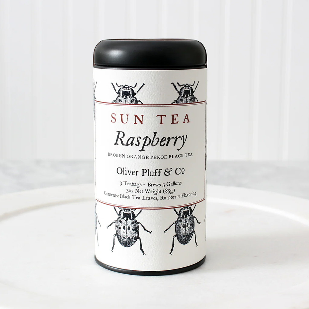 Raspberry Sun Tea