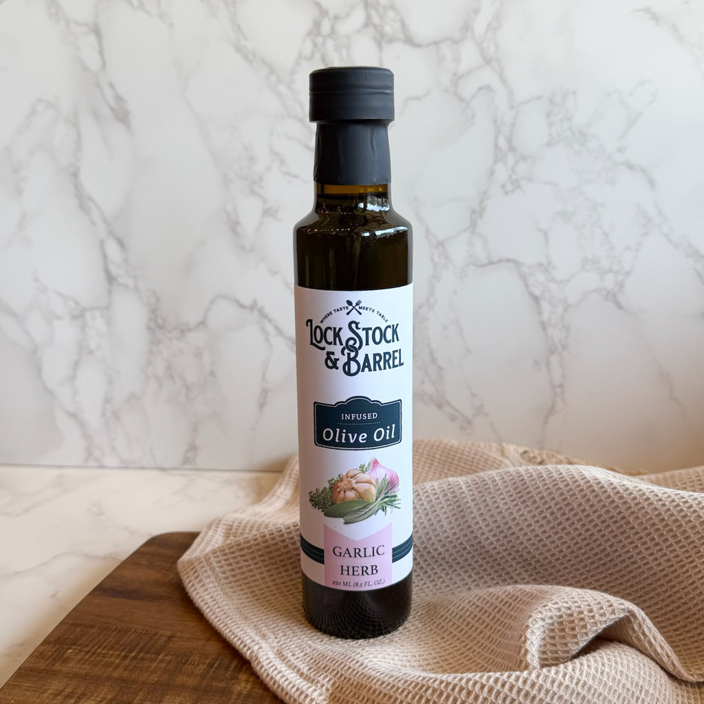 250ml Garlic Herb Infused Olive Oil