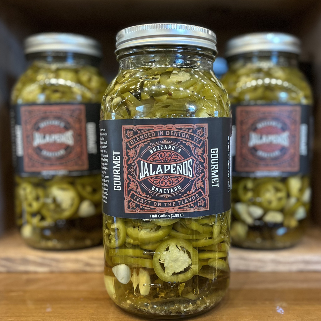 Buzzard's Boneyard Half Gallon Jalapenos