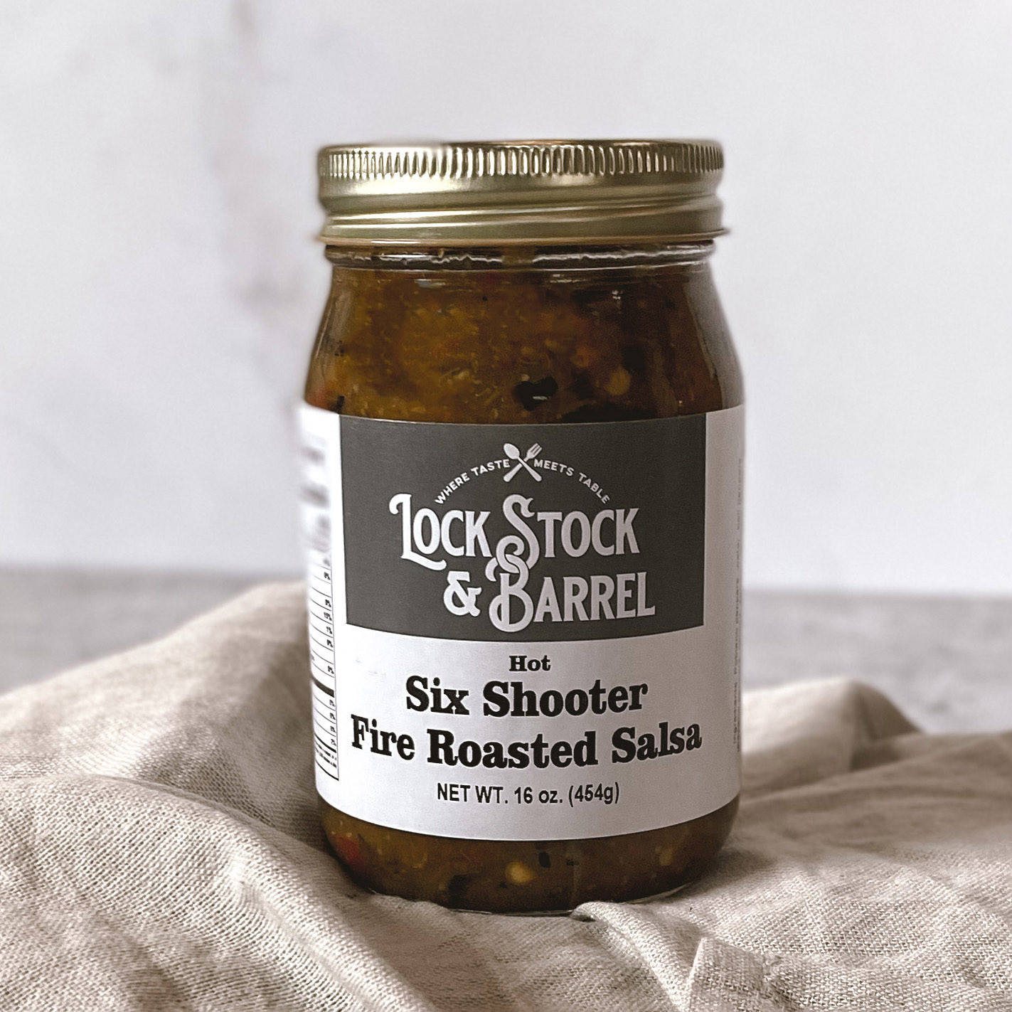 Six Shooter Fire Roasted Salsa Lock, Stock & Barrel