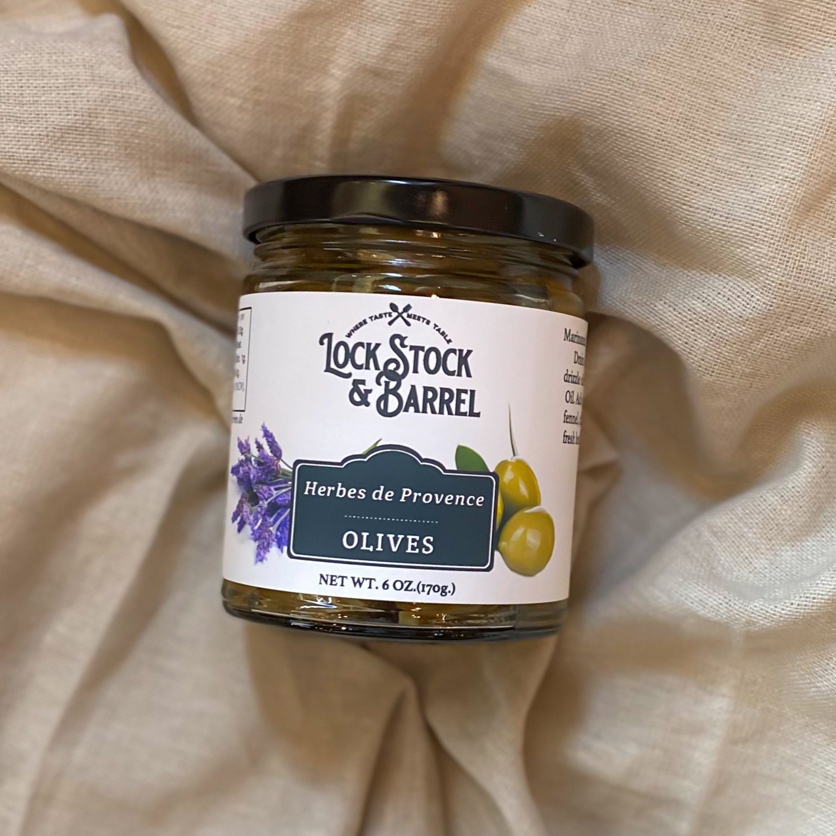 Herbes de Provence Olives 6 oz. Lock, Stock & Barrel