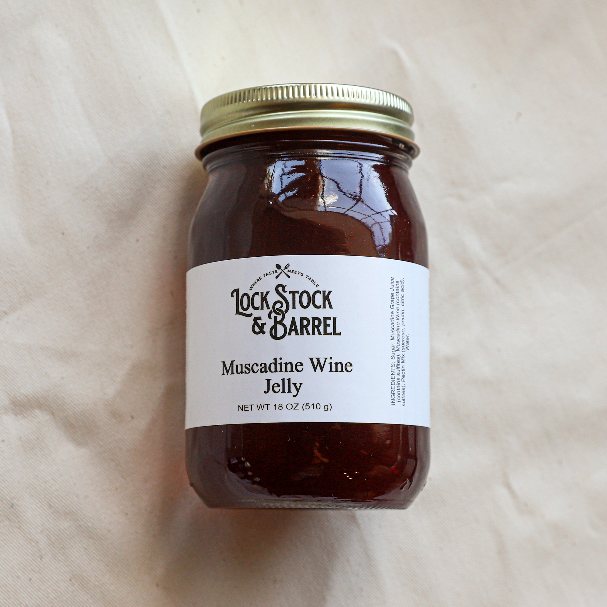 Muscadine Wine Jelly Lock, Stock & Barrel